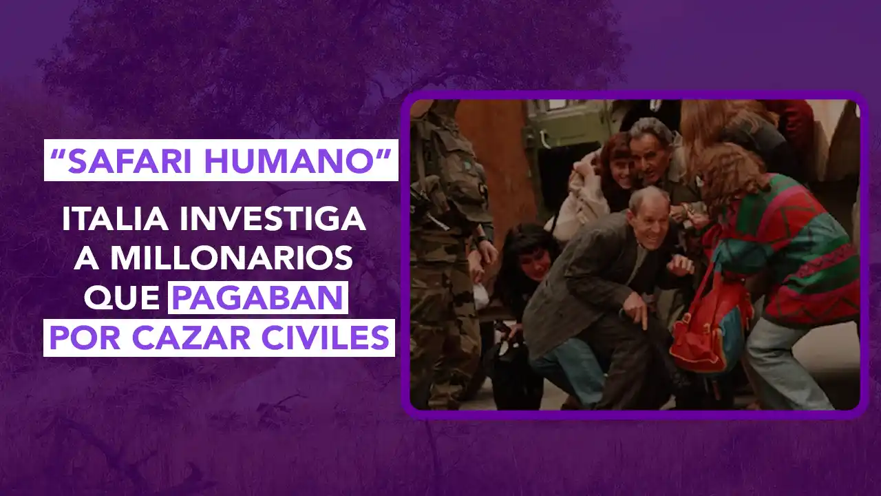 safaris humanos Sarajevo, crímenes de guerra Bosnia, Fiscalía de Milán, sitio de Sarajevo, guerra de Bosnia, francotiradores civiles, homicidio agravado Italia, turismo de guerra, ultraderecha italiana, Ezio Gavazzeni, Aviogenex, limpieza étnica, Radovan Karadzic, Ratko Mladic, callejón de los francotiradores, dos puntos punto media