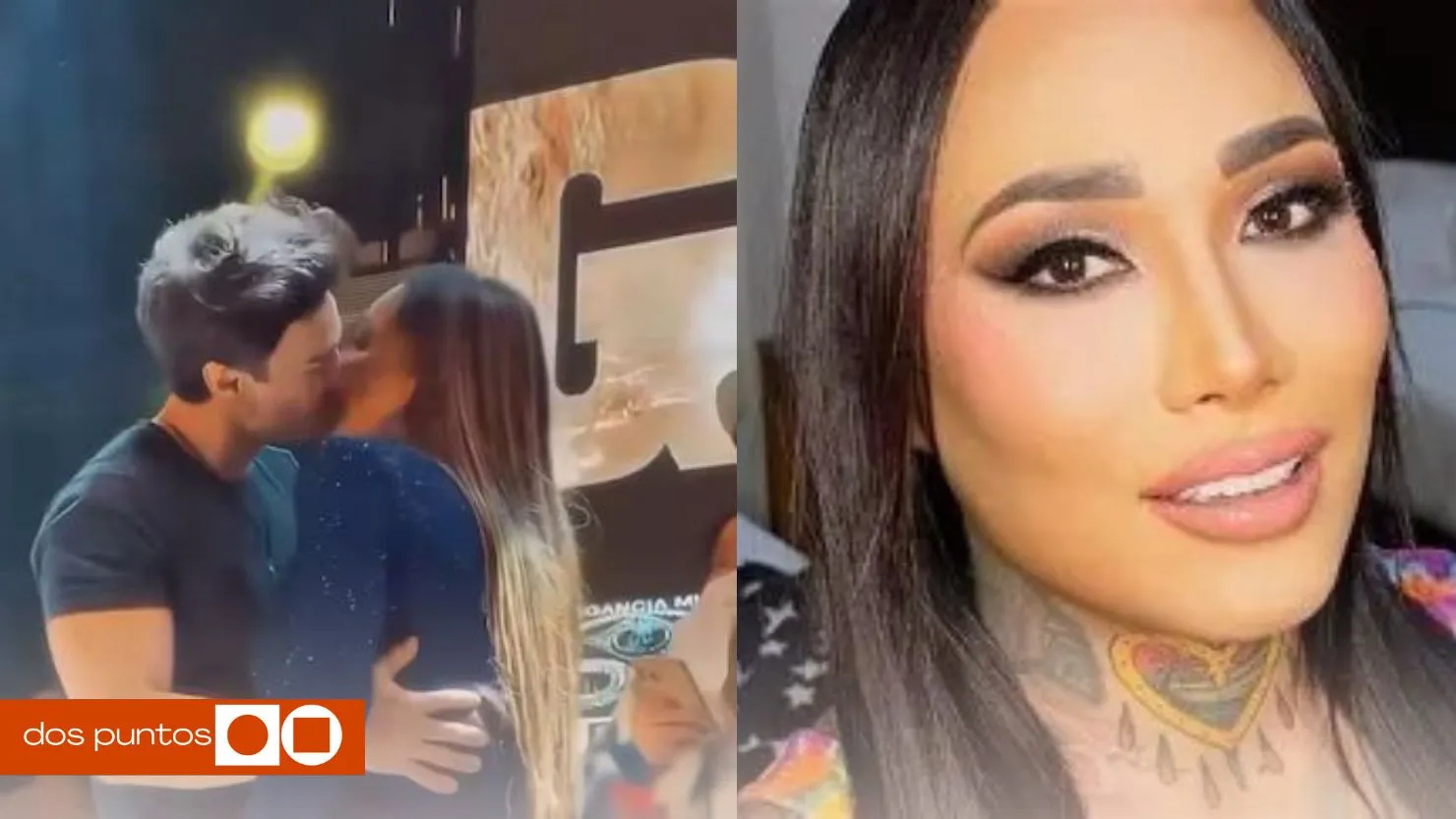 Miguel Padilla, Karina Torres, Miguel Padilla y Karina Torres, Beso Miguel Padilla, Beso Karina Torres, dos puntos, dospuntos