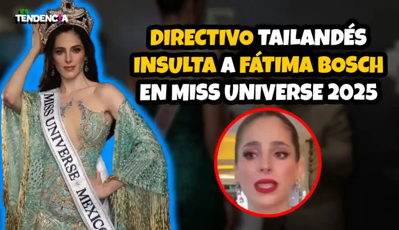 Es tendencia; dospuntos.media; dospuntos media; espectáculos; podcast de tendencias; Fátima Bosch; insulta directivo Miss Universo 2025; Nawat Itsaragrisil polémica; Miss Universo México 2025; Miss Universo 2025 Tailandia; concursos de belleza escándalo; dignidad mujer certamen belleza; Es Tendencia podcast; noticias espectáculos México; representante mexicana insultada Miss Universo.