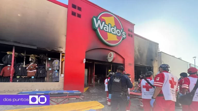 Waldos, Incendio Waldos, Explosión Waldos, Incendio Waldos, Waldos Hermosillo, Waldos Incendio y explosión, dos puntos, dos puntos media