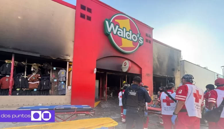 Waldos, Incendio Waldos, Explosión Waldos, Incendio Waldos, Waldos Hermosillo, Waldos Incendio y explosión, dos puntos, dos puntos media