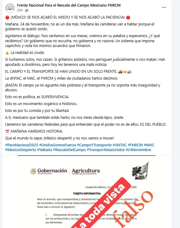Los caminos son una de las partes más importantes de cualquier país, permiten la comunicación entre ciudades y estados, por lo que es vital que se encuentren en buen estado y que sean seguros. El tema de la violencia y el asalto en carreteras se volvió una preocupación nacional en los últimos años, así que una asociación de transportistas decidió iniciar un mega bloqueo este 24 de noviembre que podría dejar a Puebla incomunicada. En dos puntos te explicamos lo que va a suceder:
