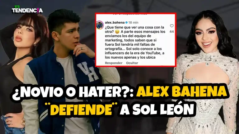 Es tendencia; dospuntos.media; dospuntos media; espectáculos; podcast de tendencias; Es Tendencia; Alex Bahena defiende a Sol León; Sol León novio Alex Bahena; polémica Sol León Melissa Navarro; influencers México 2025; defensa pública pareja influencer; redes reaccionan a Sol León; apoyo de Alex Bahena; relaciones influencers; chismes farándula 2025; podcast Es Tendencia; Danncomedia influencer actualidad.