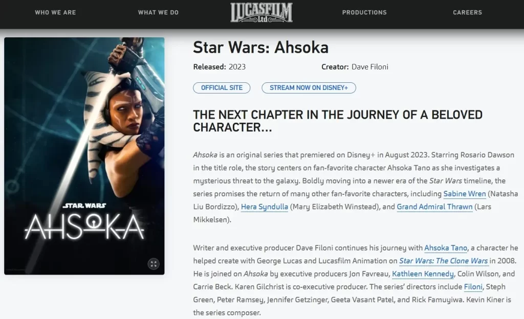 La saga de Star Wars es una de las más significativas e importantes de todos los tiempos, pero con las últimas entregas se volvió controvertida y divisiva, con fanáticos de la nueva dirección y personas que se oponen. Para resolver algunos de estos problemas, Disney comenzó a lanzar nuevos programas de televisión en el universo, y una de sus grandes apuestas es traer de regreso a Bryce Dallas Howard para la temporada 2 de “Star Wars: Ahsoka”. En dos puntos te contamos todo lo que tienes que saber de este próximo estreno que la actriz está promocionando fuertemente en entrevistas.