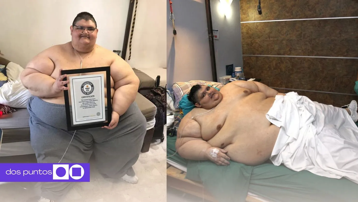Juan Pedro Franco, Récord Guinness, Quién es Juan Pedro Franco, Juan Pedro Franco murió, Récord Guinness persona más obesa, dos puntos, dospuntos