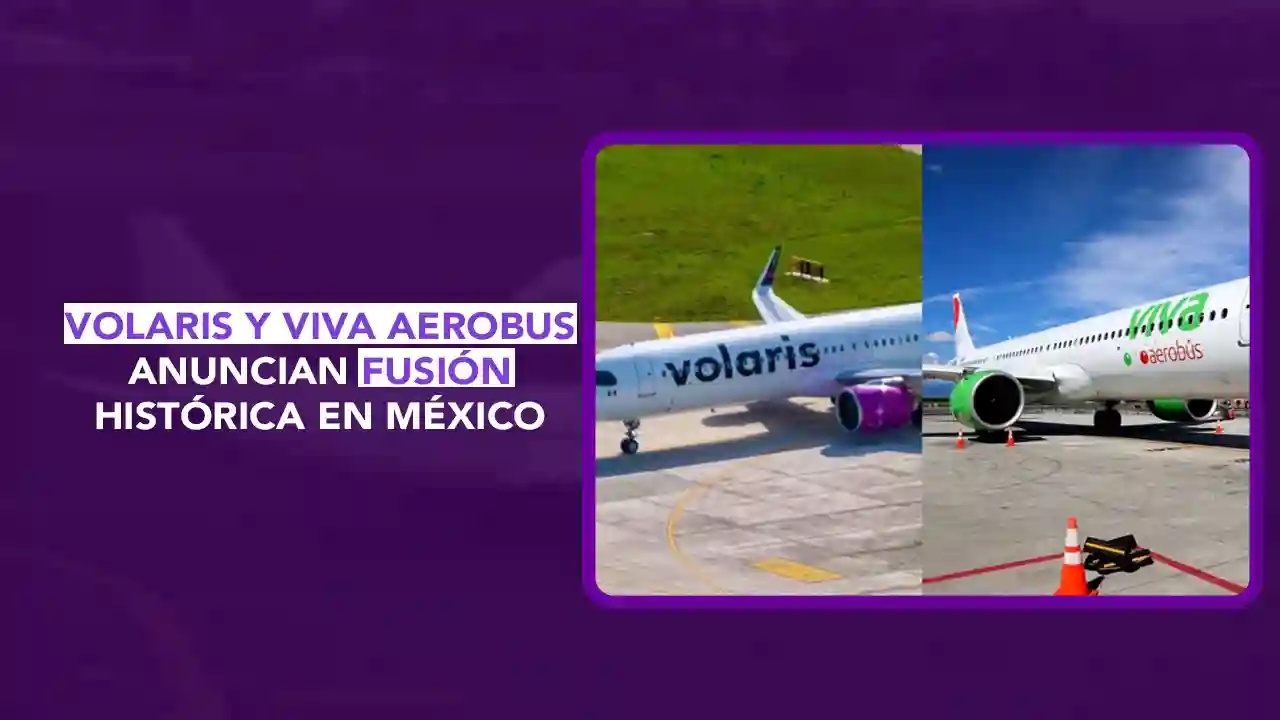 Viva Aerobus Volaris grupo mexicano de aerolíneas, fusión Viva y Volaris 2025, nuevo grupo de aerolíneas Mexico, aerolíneas de bajo costo México, Volaris Viva Aerobus merger, conectividad aérea México, vuelos baratos México, mercado aviación mexicano, economías de escala aerolíneas, fusiones aerolíneas low cost, impacto aviación México, turismo y aviación, expansión rutas aéreas, empleo aviation México, Aeroméxico competencia, grupo aerolíneas holding, acciones Volaris y Viva, fusión sociedad controladora México, vuelos punto a punto low cost, aprobación regulatoria aviación, 2025 noticias aerolíneas México, dos puntos punto media
