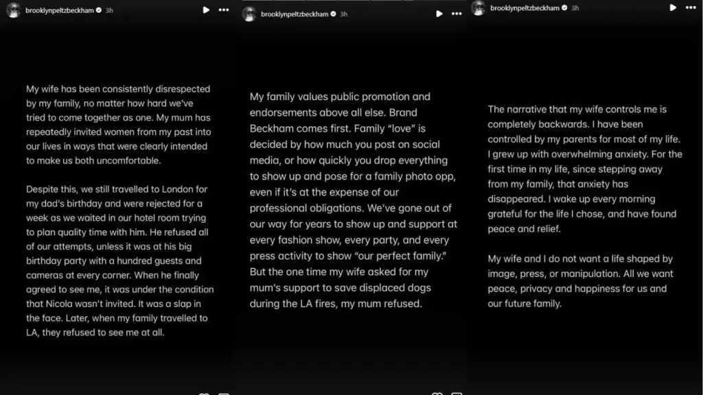 No se trata de la familia real, pero con la cantidad de drama que tienen detrás, pensarías otra cosa, son uno de los hogares más importantes del espectáculo en Inglaterra. Tiene que ver con el exjugador de fútbol, David Beckham, y su esposa Victoria Beckham, cantante y diseñadora de modas, en contra de uno de sus hijos, Brooklyn, y su esposa, Nicola Peltz. Ellos iniciaron un drama que se volvió viral en 2022, aunque nunca supimos la verdad detrás de todo, hasta el día de hoy, en que se revela lo que sucedió. En dos puntos te contamos lo que tienes que saber sobre este chisme tan interesante.