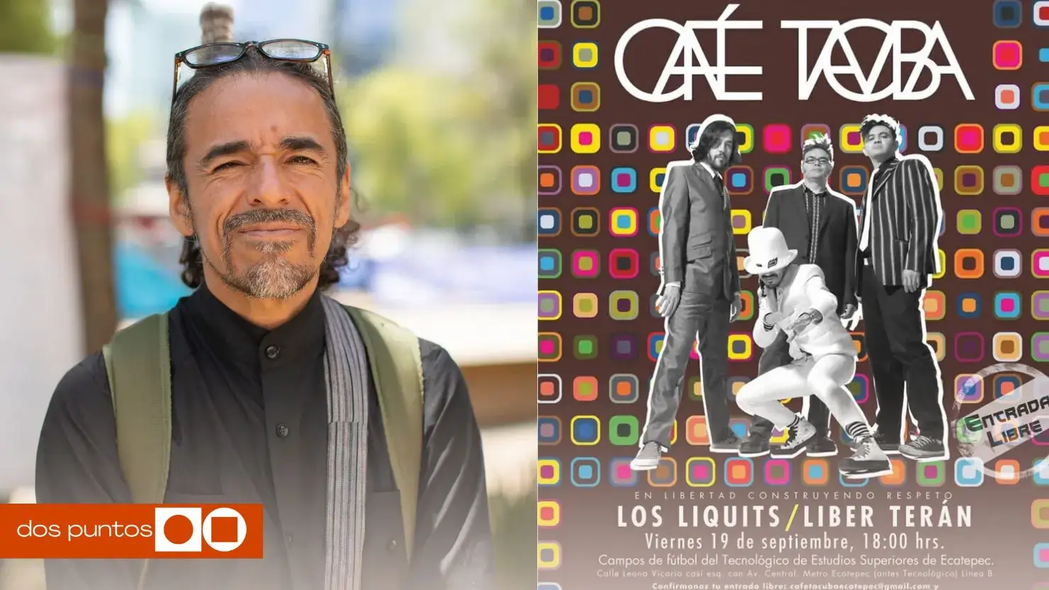 Café Tacvba, Café Tacvba Spotify, Rubén Albarrán, Rubén Albarrán Spotify, Rubén Albarrán Café Tacvba, dos puntos, dospuntos