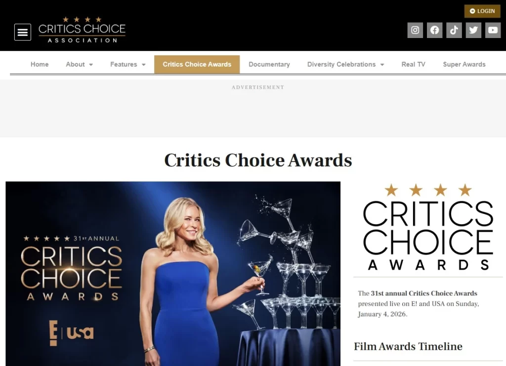 Con la llegada de un nuevo año, ahora podemos ver el anterior con una nueva perspectiva y juzgar lo bueno de lo malo, en especial en lo que se trata de series, películas y cine, y el primero de esta lista de premios importantes para Hollywood llega de la mano de los Critics Choice Awards y los grandes ganadores de las varias categorías. Pero no solo las cintas como Sinners, la que dio de qué hablar, varias de las estrellas invitadas también marcaron tendencia como Timothée Chalamet y Kylie Jenner. En dos puntos te contamos todo al respecto de esta entrega de galardones y la reacción en las redes sociales.