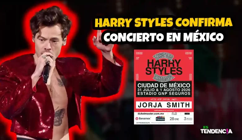 Es tendencia; dospuntos.media; dospuntos media; espectáculos; podcast de tendencias; Harry Styles concierto México; Harry Styles 2026 gira Together, Together; conciertos Harry Styles CDMX; fechas Harry Styles México; preventa boletos Harry Styles; pop británico gira mundial; álbum Kiss All the Time