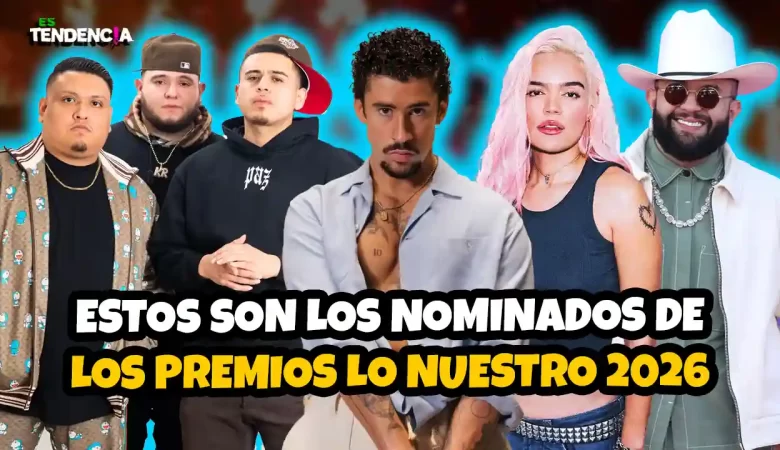 Es tendencia; dospuntos.media; dospuntos media; espectáculos; podcast de tendencias; Es tendencia; Premios Lo Nuestro 2026; nominados Lo Nuestro; Bad Bunny Lo Nuestro; Carín León nominaciones; Myke Towers nominaciones; Rauw Alejandro Lo Nuestro; Karol G nominada; Shakira Lo Nuestro; votar Premios Lo Nuestro; ceremonia musical latina; 38ª edición Lo Nuestro; Kaseya Center Miami; música latina premios; gala Lo Nuestro