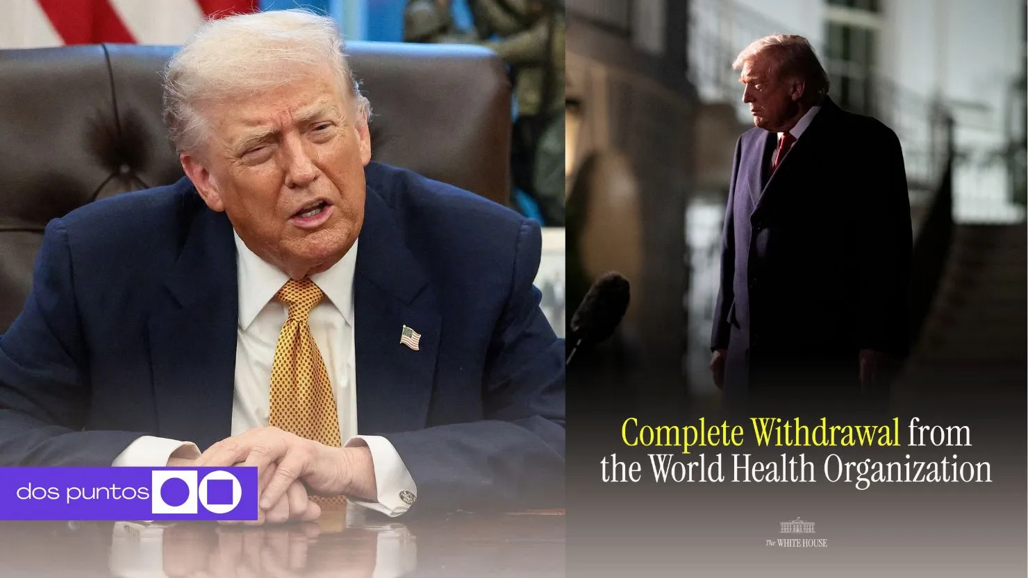 OMS, Estados Unidos OMS, Trump OMS, Que es la OMS, Trump OMS, dos puntos, dos puntos media