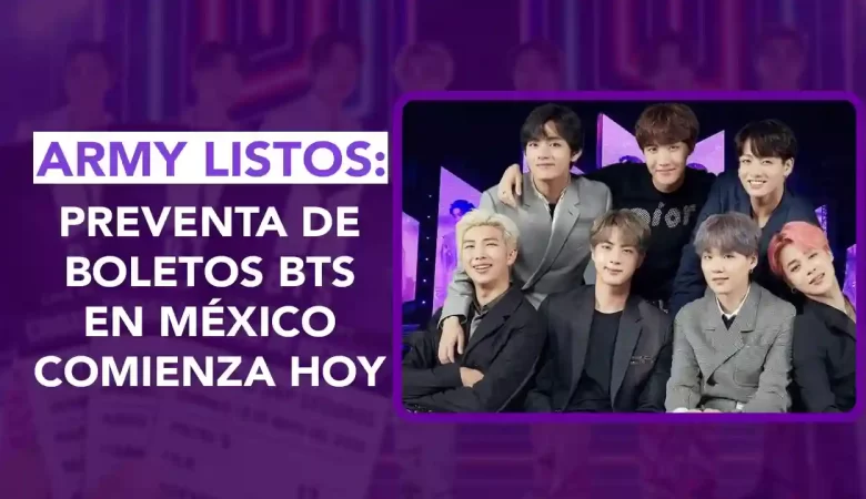 preventa BTS México 2026, precios boletos BTS Ciudad de México, OCESA boletos BTS, BTS World Tour Arirang boletos, dos puntos punto media, tickets BTS CDMX 7 mayo, rango precios BTS México, VIP boleto BTS precio, preventa ARMY Membership México, venta general BTS CDMX, Estadio GNP Seguros concierto BTS, evitar tarifa dinámica boletos, beneficios VIP BTS, Profeco boletos BTS transparencia, concierto K-pop BTS precios, mapa de asientos BTS, entrada anticipada BTS, dos puntos punto media