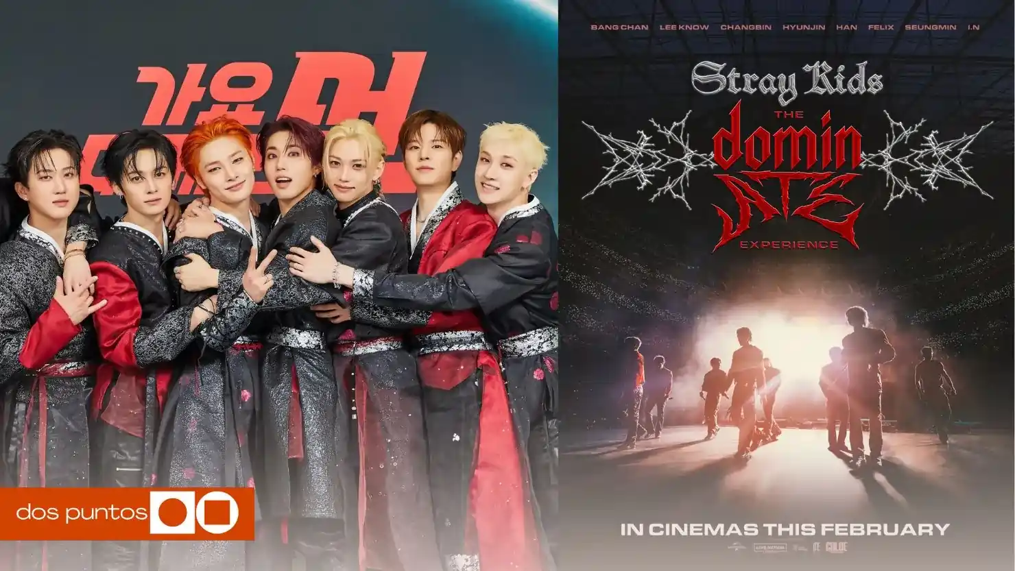 Stray Kids, DomiNATE Experience, Stray Kids preventa, Stray Kids Cinépolis, Stray Kids preventa Cinépolis, dos puntos, dospuntos