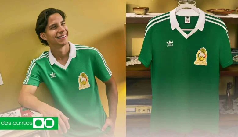 playera retro México, jersey México Mundial 2026, nueva playera selección mexicana, México Mundial 2026 jersey, camiseta México retro, dos puntos.media