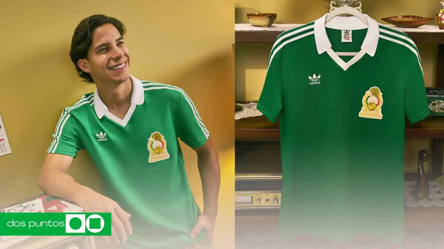 playera retro México, jersey México Mundial 2026, nueva playera selección mexicana, México Mundial 2026 jersey, camiseta México retro, dos puntos.media