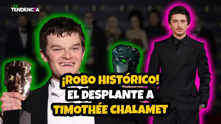 Es tendencia; dospuntos.media; dospuntos media; espectáculos; podcast de tendencias; BAFTA 2026; Timothée Chalamet robo; Michael B Jordan escándalo; Jacob Elordi ausencia; Premios BAFTA ganadores; Chisme Hollywood; conflicto redes sociales; celebrities polémica 2026; viral; Alfombra Roja 2026; Leonardo DiCaprio derrota; Robert Aramayo; Polémica BAFTA.