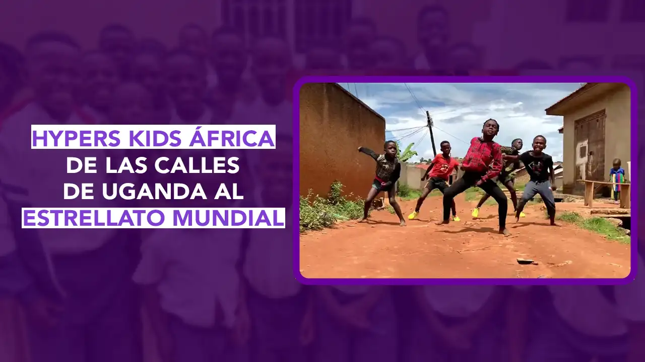 Hyper Kids Africa, grupo de baile Uganda, Butindo Moses, niños bailarines africanos, danza viral Instagram, America’s Got Talent 2024, dos puntos punto media, Akon Hyper Kids Africa, organización sin fines de lucro Uganda, Salaama Road Kampala, donaciones GoFundMe, baile como transformación social, niños vulnerables Uganda, coreografías virales África, fenómeno global redes sociales, dos puntos punto media