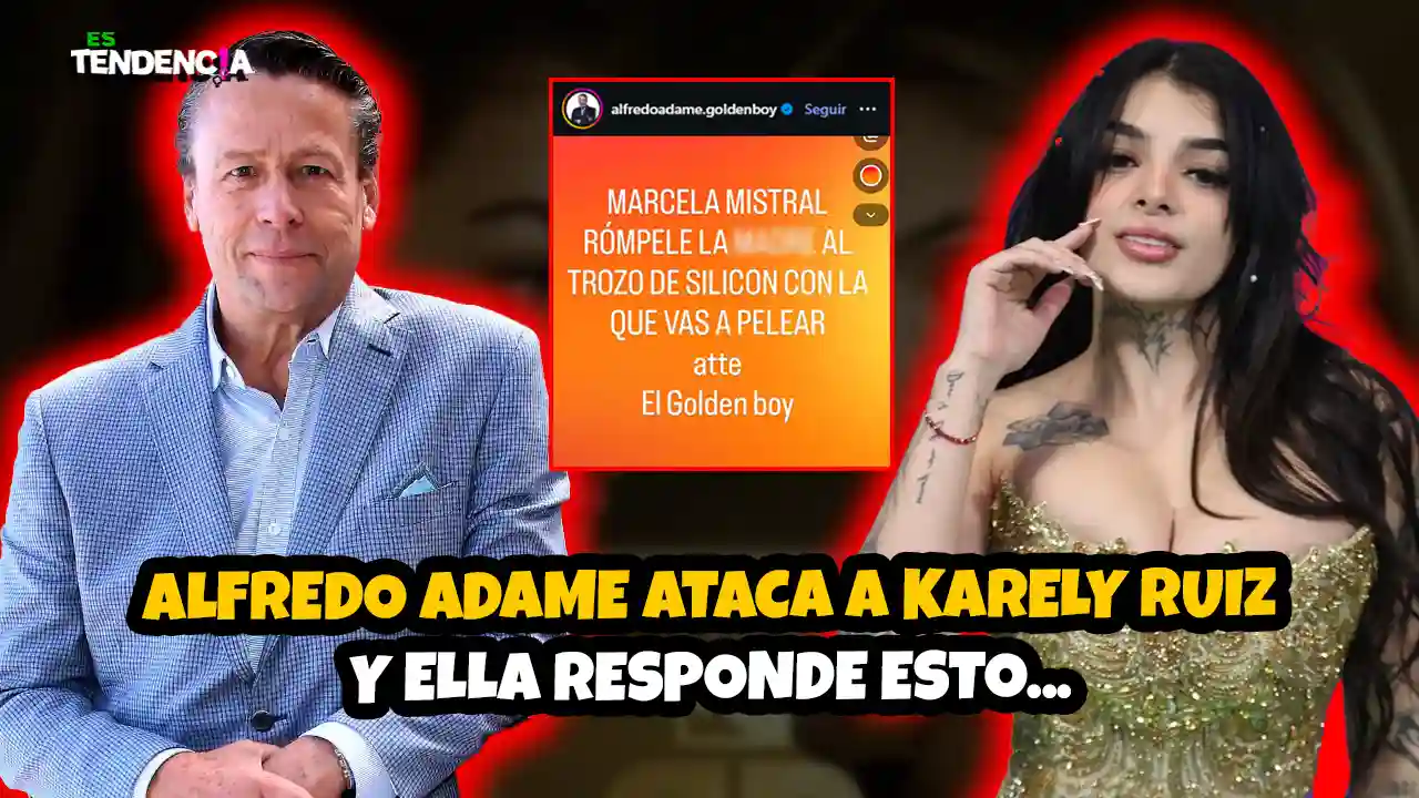 En Es Tendencia te contamos que se encendió la polémica entre Karely Ruiz y Alfredo Adame, luego de que Adame le dedicara un comentario ofensivo en redes antes del combate femenino que sostendrá Karely en el evento Ring Royale 2026; la influencer respondió con actitud desafiante y humor a la provocación. Entérate en dos puntos.media, plataforma de Puebla, México.