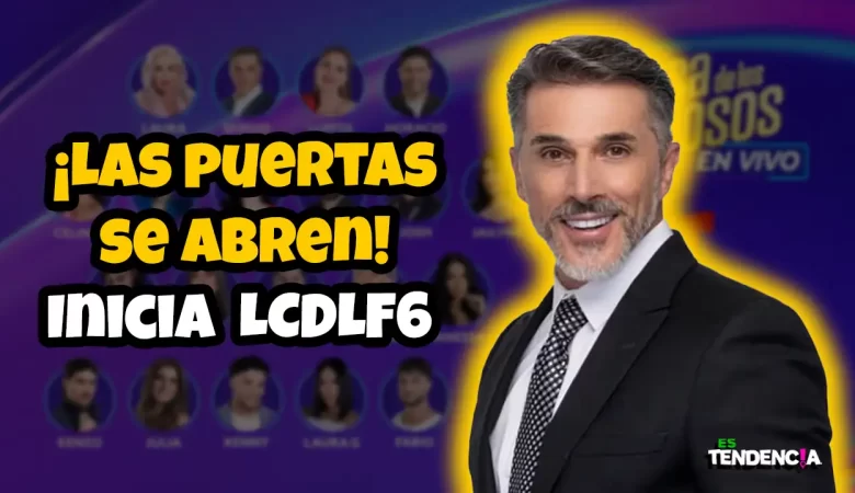 Es tendencia; dospuntos.media; dospuntos media; espectáculos; podcast de tendencias; La Casa de los Famosos 6; LCDLF6 estreno; Integrantes LCDLF6; Gala de inicio La Casa de los Famosos; Chisme LCDLF6; Telemundo en vivo; Polémica La Casa de los Famosos; Quién entró a La Casa de los Famosos 6; Nominados LCDLF6.