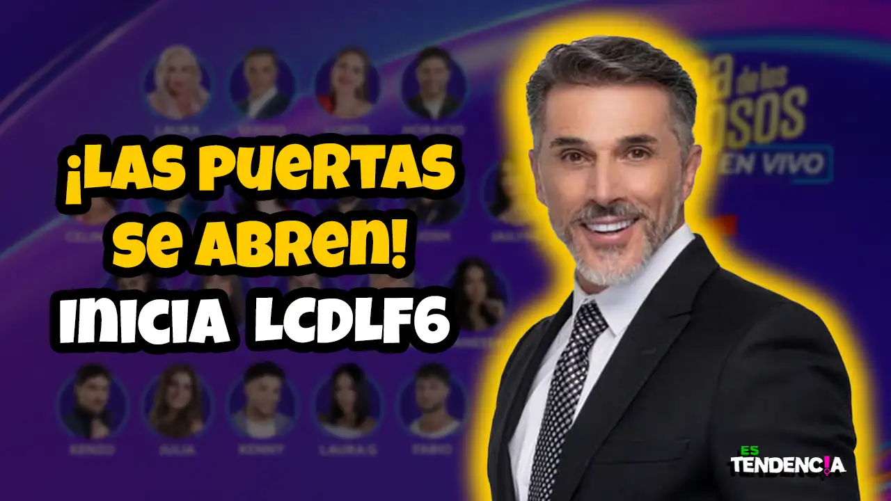 Es tendencia; dospuntos.media; dospuntos media; espectáculos; podcast de tendencias; La Casa de los Famosos 6; LCDLF6 estreno; Integrantes LCDLF6; Gala de inicio La Casa de los Famosos; Chisme LCDLF6; Telemundo en vivo; Polémica La Casa de los Famosos; Quién entró a La Casa de los Famosos 6; Nominados LCDLF6.