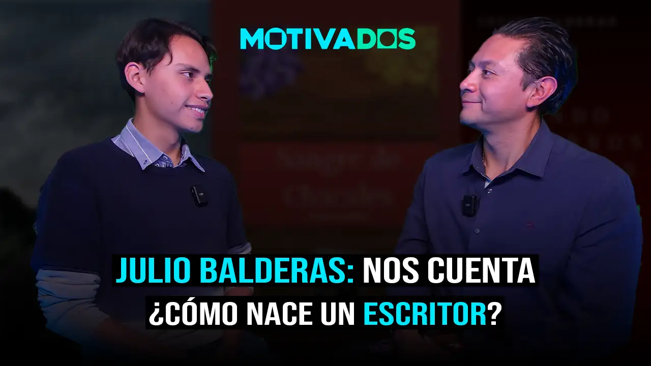 Motivados; dospuntos.media; dospuntos punto media; podcast; Empoderamiento; Motivación; Julio Balderas escritor; Motivados Podcast; Cuando los perros no ladran; Sangre de Chacales libro; Cómo ser escritor; Entrevista Julio Balderas; Literatura de suspenso; Travesía de un Corazón Roto