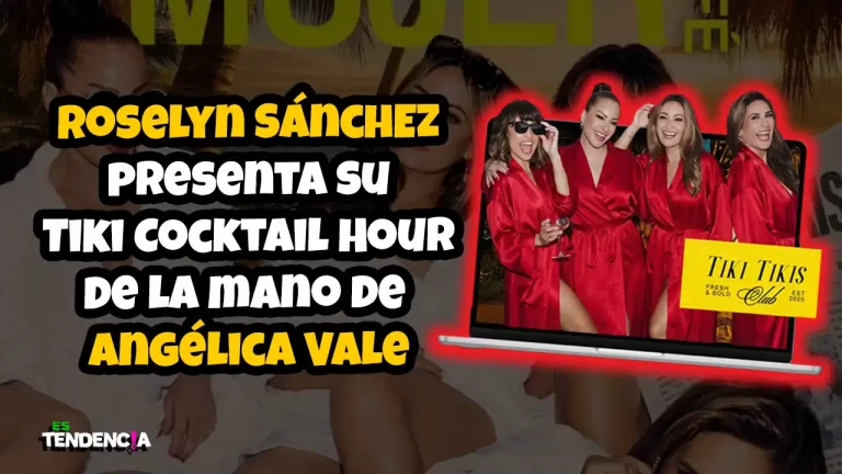 Diario mujer y café, Es tendencia; dospuntos.media; dospuntos media; espectáculos; podcast de tendencias; Coctelería latina; Roselyn Sánchez; Angélica Vale; Entrevistas a famosos; Estilo de vida de celebridades; Qué es el Tiki Cocktail Hour; Es Tendencia podcast farándula.