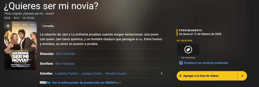 El siglo XXI se volvió el momento en la historia de la humanidad en el que más nos hacemos preguntas, la moralidad y cómo la definimos son uno de los elementos más importantes de la sociedad. Y de entre todas las interrogantes, la que despierta el debate más feroz es: ¿Saldrías con alguien de la edad de tus padres? Una cuestión a la cual Juanpa Zurita y Ludwika Paleta le quieren dar fin en la nueva película que ya está marcando tendencia. En dos puntos te contamos todo lo que tienes que saber sobre “¿Quieres ser mi novia?”, el estreno más viral de este instante y una vista a un tipo de relación bastante único.