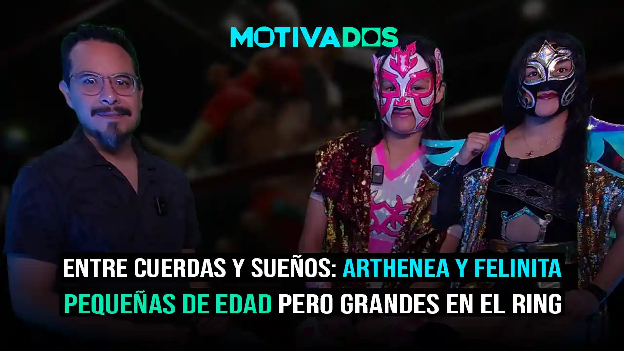Motivados; dospuntos.media; dospuntos punto media; podcast; Empoderamiento; Motivación; Autosuperación; Emprendimiento; Nunca te rindas; luchadoras poblanas; Arthenea luchadora; Felinita luchadora; lucha libre femenina México; nuevas generaciones lucha libre; dinastía Tigre Rojo; lucha libre independiente Puebla; mujeres en la lucha libre; podcast motivación deporte