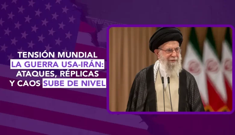 Operación Epic Fury, Estados Unidos ataque Irán, Israel bombardeo Irán, muerte Alí Jamenei, conflicto Medio Oriente 2026, dos puntos punto media, respuesta Irán misiles Israel, crisis Estrecho de Ormuz petróleo, tensión Estados Unidos Irán, cambio de régimen Irán, guerra en Medio Oriente, ataque infraestructura nuclear Irán, represalias iraníes Golfo Pérsico, Rusia China rechazan ataque, Europa apoyo Estados Unidos, crisis energética mundial, dos puntos punto media