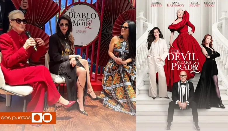El diablo viste a la moda, El diablo viste a la moda 2, El diablo viste a la moda México, Anne Hathaway, Meryl Streep, dos puntos, dospuntos