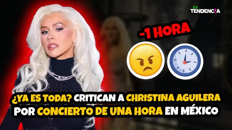 Profeco, Es tendencia; dospuntos.media; dospuntos media; espectáculos; podcast de tendencias; Christina Aguilera México polémica; concierto Christina Aguilera CDMX 2026; críticas concierto una hora; Palacio de los Deportes concierto; Christina Aguilera New Mexico error; concierto caro México artistas; polémicas artistas internacionales; noticias espectáculos 2026; tendencias redes México