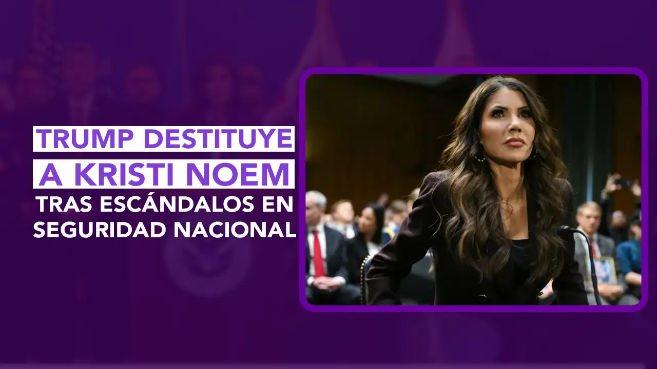 Dos News; dospuntos.media; dospuntos punto media; Juan Carlos Valerio; Lady Salazar; chismecito; Mexico; Mexico magico; podcast; noticias; Kristi Noem destituida; Donald Trump gabinete 2026; secretaria seguridad nacional EUA; Markwayne Mullin DHS; política Estados Unidos 2026; seguridad nacional EE.UU.; crisis política Trump; noticias internacionales; gobierno de Estados Unidos.