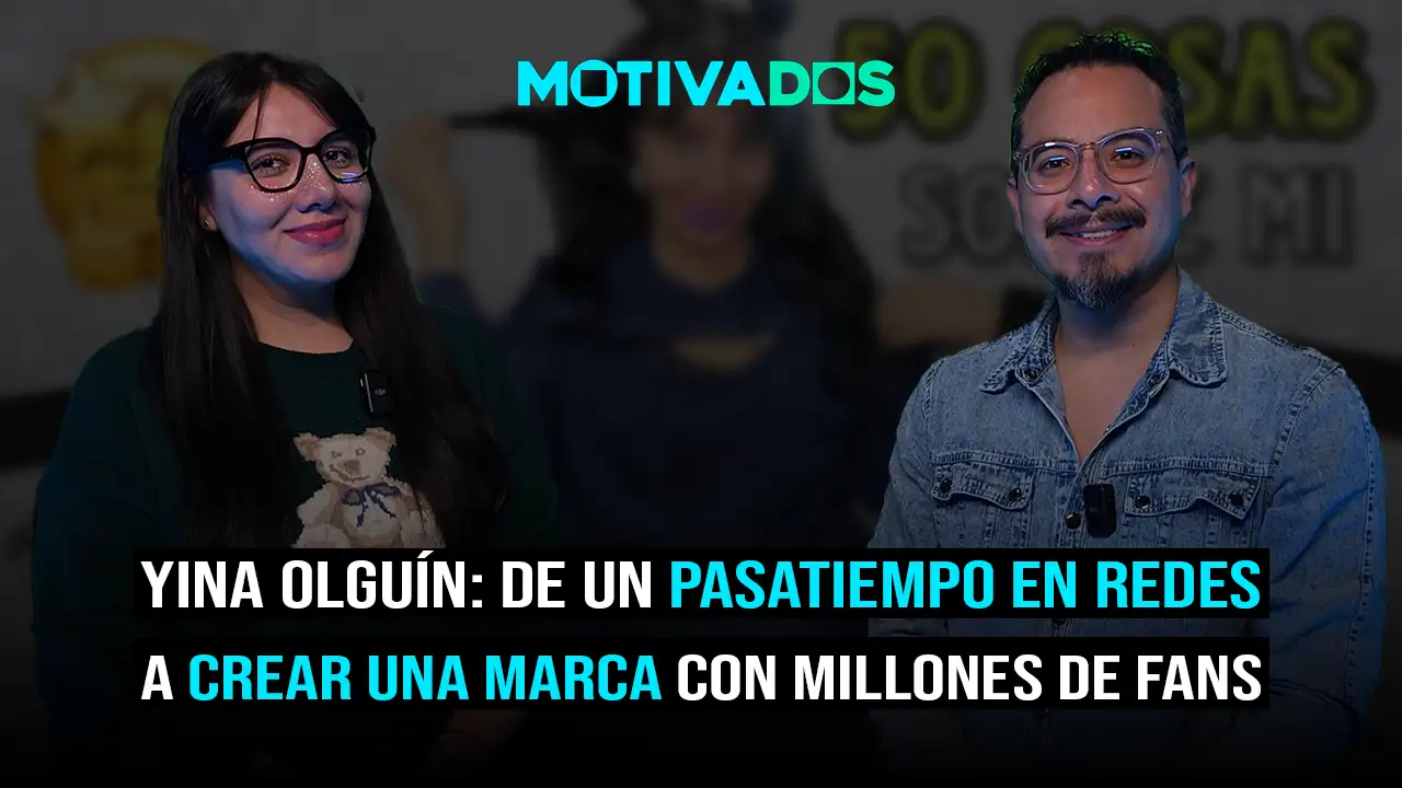 marca personal, Motivados; dospuntos.media; dospuntos punto media; podcast; Empoderamiento; Motivación; Autosuperación; Emprendimiento; Nunca te rindas; Yina Olguin, creadora de contenido Puebla, influencers mexicanos, slimes virales, emprendimiento digital, creadores de contenido México, historia de éxito en redes sociales, motivación emprendedora, podcast entrevistas creadores.