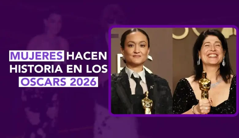 Dos News; dospuntos.media; dospuntos punto media; Juan Carlos Valerio; Lady Salazar; chismecito; Mexico; Mexico magico; podcast; noticias; Oscars 2026 mujeres; mujeres en los Oscar historia; Autumn Durald cinematografía Oscar; Jessie Buckley mejor actriz; Amy Madigan Oscar edad; nuevas categorías Oscar casting; mujeres cine Hollywood 2026; premios Oscar ganadoras; igualdad en el cine, Oscar 2026 mujeres, Autumn Durald Arkapaw Oscar, mujeres cine premios Oscar