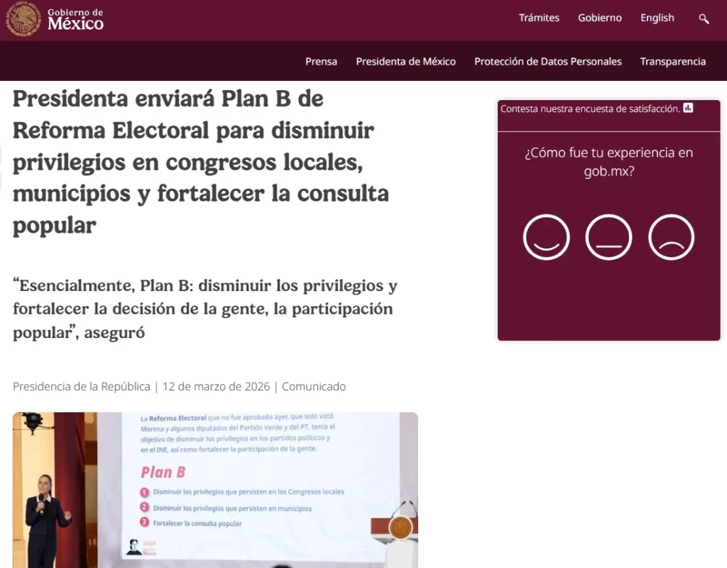 La política, en la mayoría de los casos, se trata de un juego de compromisos, el estira y afloja, llegar a acuerdos que nos beneficien a todos y hablar de los problemas de manera civilizada. Eso sucede cuando no tienes una mayoría, momento en el que puedes aprobar tus reformas sin interferencia. A pesar de que ese es el caso en México, la reforma electoral de Claudia Sheinbaum se aprobó en el llamado “Plan B”, algo que muchos de sus críticos llaman una “derrota”, por la falta de cambios a la “Revocación de mandato”. En dos puntos te explicamos de qué se trata esta ley, la diferencia entre la original y esta.
