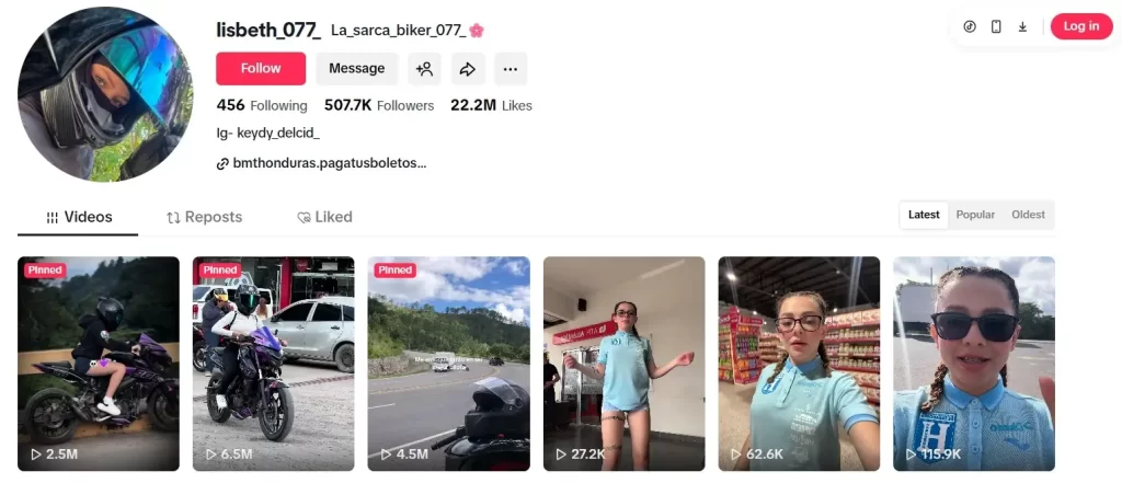 Para ser influencer se necesita mucho esfuerzo, habilidad y talento, sobre todo sacrificios, uno de los más grandes es la privacidad, al alcanzar cierto nivel de fama, el ojo del público siempre está encima de ti, esperando a que cometas un error. Eso es lo que está viviendo la influencer de Honduras La Sarca Biker, que se volvió viral en redes sociales después de que un video privado se filtró al público. Un caso común e incluso triste, de no ser porque su respuesta y estrategia crearon teorías sobre cómo todo es una farsa, en dos puntos te explicamos todo lo que dicen de ella y cómo encontrarla en internet.