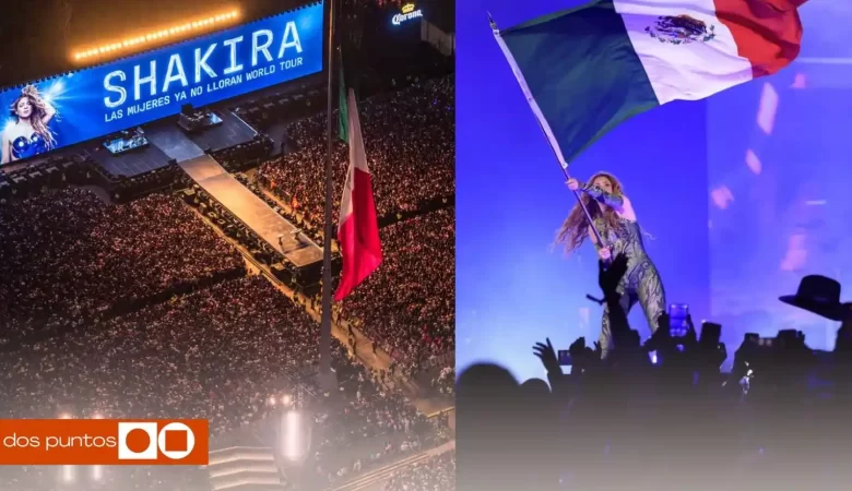 Shakira Zócalo, Shakira, Concierto Shakira Zócalo, Concierto Shakira, Shakira en vivo, dos puntos, dos puntos media
