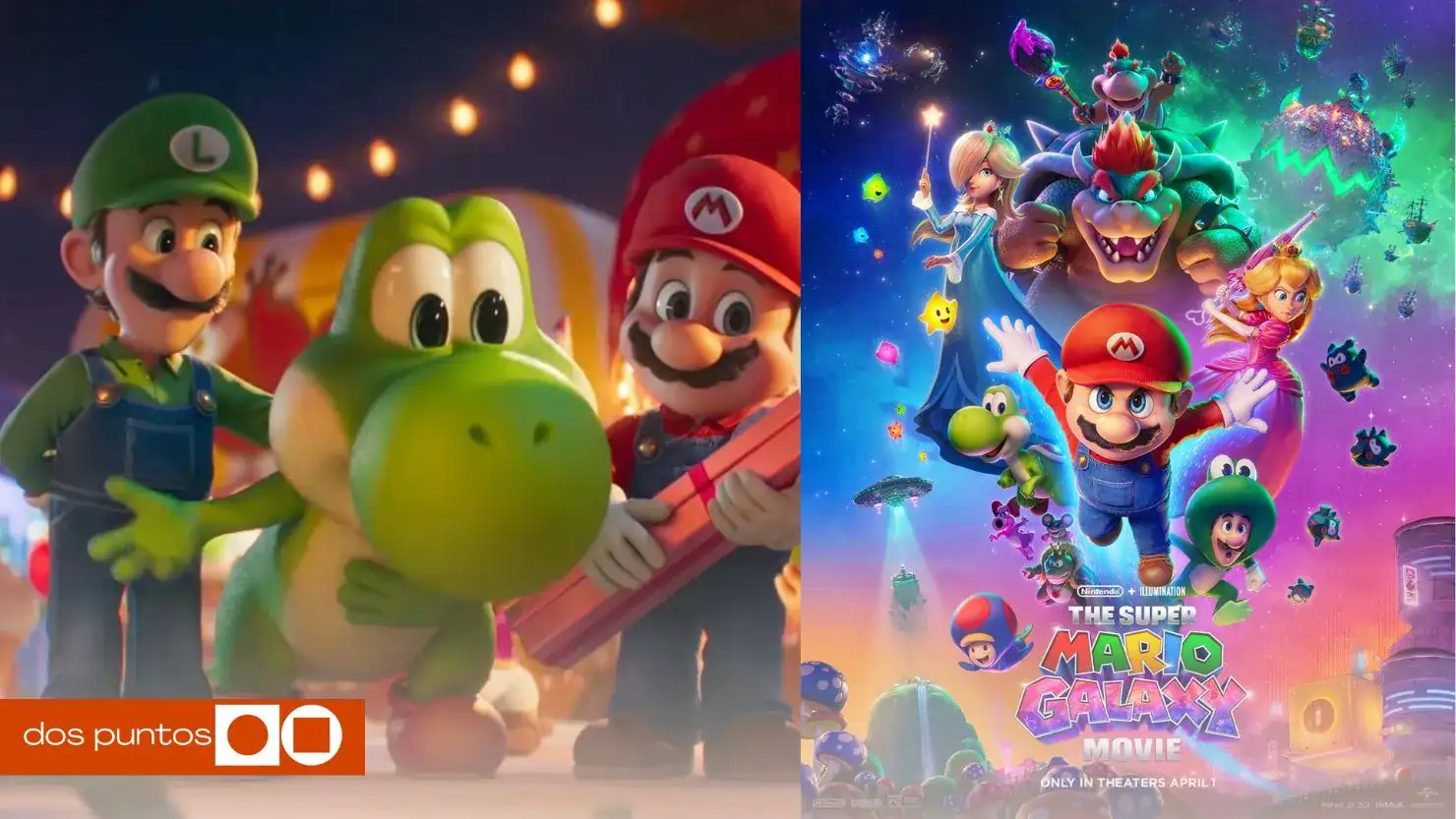 película Super Mario, Super Mario Galaxy, Super Mario, película Super Mario Galaxy, Mario Galaxy, dos puntos, dospuntos