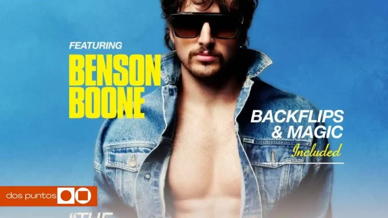 Benson Boone tour 2026, Wanted Man Tour fechas, conciertos Benson Boone