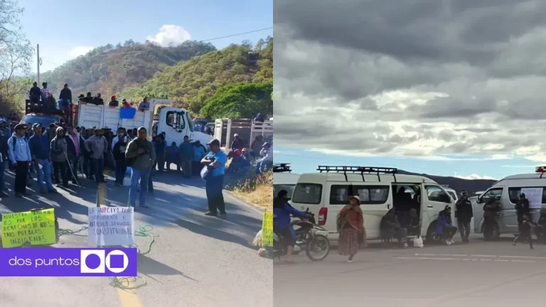 Bloqueos de carretera, Bloqueos 6 de abril, Bloqueo transportista, México Querétaro, México Cuernavaca, dos puntos, dos puntos media