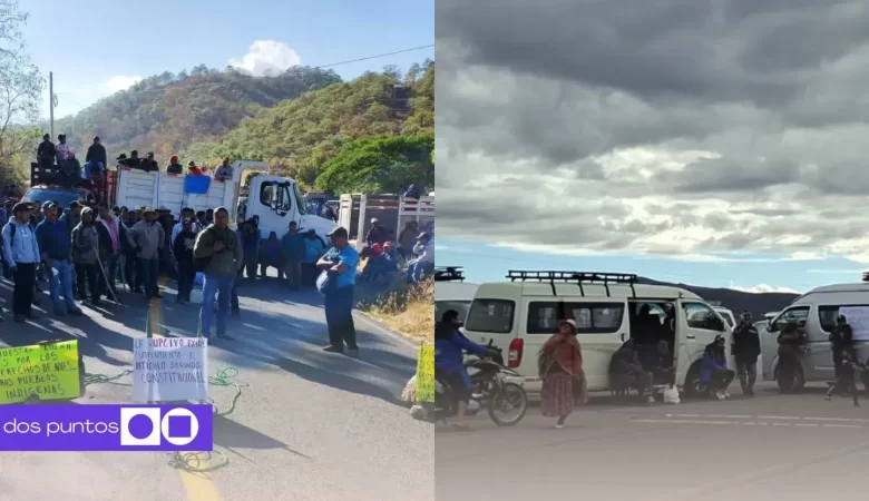 Bloqueos de carretera, Bloqueos 6 de abril, Bloqueo transportista, México Querétaro, México Cuernavaca, dos puntos, dos puntos media