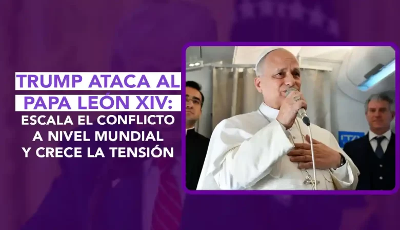 Dos News; dospuntos.media; dospuntos punto media; Juan Carlos Valerio; Lady Salazar; chismecito; Mexico; Mexico magico; podcast; noticias; Papa León XIV vs Trump; conflicto Vaticano Estados Unidos 2026; Papa León XIV Trump declaraciones; Trump critica al Papa 2026; guerra Irán Papa León XIV postura; tensión Vaticano Estados Unidos actualidad; Papa León XIV llamado a la paz; Donald Trump polémica Papa; conflicto político religioso 2026; noticias internacionales hoy Papa Trump; Dos News conflicto Vaticano EUA; choque Trump Papa qué pasó; Papa León XIV sin miedo Trump; crisis diplomática Vaticano EEUU; debate global guerra y religión