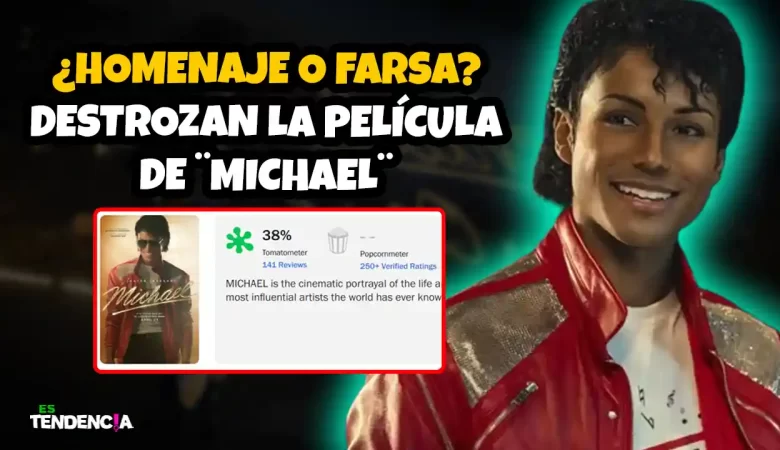 Es tendencia; dospuntos.media; dospuntos media; espectáculos; podcast de tendencias; Michael Jackson película crítica podrida; biopic Michael Jackson malas críticas; película Michael 2026 Rotten Tomatoes baja calificación; homenaje edulcorado Michael Jackson crítica; película Michael polémica 2026; Jaafar Jackson actuación crítica; biopic Michael Jackson controversia; película Rey del Pop reseñas negativas; críticas cine Michael Jackson 2026; Es Tendencia Michael Jackson película; polémica cine biográfico artistas; fans reaccionan Michael película; debate biopic realidad vs homenaje; tendencia redes Michael Jackson cine; película Michael Jackson opiniones críticas
