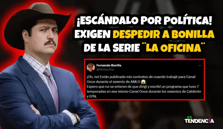 Emilio Vallejo, En este episodio de Es Tendencia, te contamos la polémica que envuelve a Fernando Bonilla, luego de que un influencer pidiera su despido de la serie La Oficina por sus supuestos vínculos políticos. El tema explotó en redes y desató un fuerte debate entre fans y críticos. Entérate en dos puntos.media, plataforma de Puebla, México.