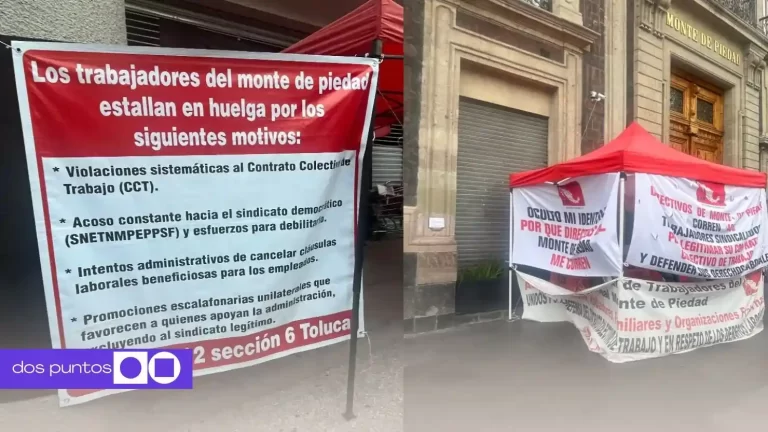 Huelga Monte de Piedad, Monte de Piedad, Arbitraje Forzoso, Nacional Monte de Piedad, Monte de piedad arbitraje, dos puntos, dospuntos