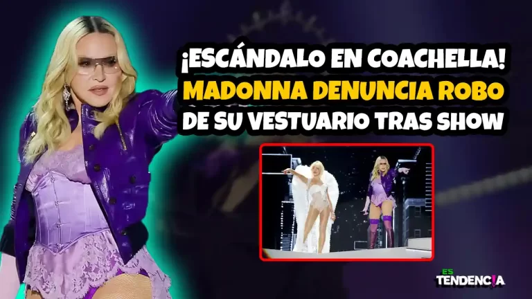 Es tendencia; dospuntos.media; dospuntos media; espectáculos; podcast de tendencias; Madonna robo vestuario Coachella; Madonna pierde ropa Coachella 2026; vestuario Madonna desaparece Coachella; Madonna polémica Coachella qué pasó; prendas Madonna robadas historia; Madonna recompensa ropa perdida; Coachella 2026 Madonna polémica; Sabrina Carpenter Madonna show Coachella; Madonna outfit vintage perdido; Es Tendencia Madonna noticia; robo vestuario famosos Coachella; polémica Madonna redes sociales; cultura pop Madonna 2026; noticia viral Madonna Coachella; tendencia redes Madonna ropa