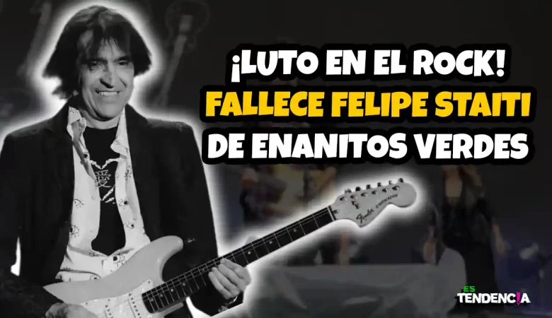 Es tendencia; dospuntos.media; dospuntos media; espectáculos; podcast de tendencias; Felipe Staiti muere; Enanitos Verdes fallece guitarrista; Felipe Staiti qué pasó; muerte Felipe Staiti 2026; Enanitos Verdes luto rock latino; fallece músico argentino 2026; rock en español noticias hoy; Felipe Staiti edad causa muerte; Enanitos Verdes historia banda; íconos rock latino fallecen; Es Tendencia música noticias; artistas fallecidos 2026; legado Felipe Staiti música; guitarrista Enanitos Verdes historia; tendencia redes muerte músico