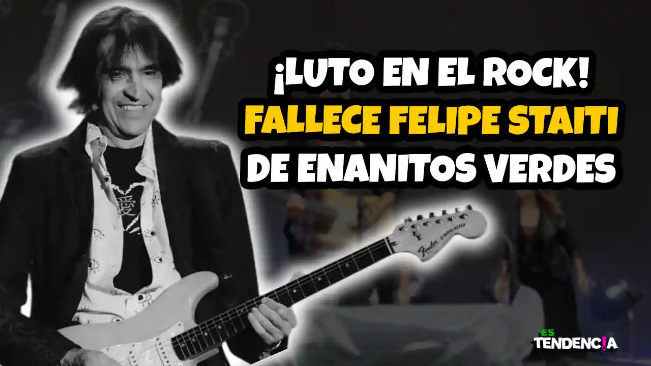 Es tendencia; dospuntos.media; dospuntos media; espectáculos; podcast de tendencias; Felipe Staiti muere; Enanitos Verdes fallece guitarrista; Felipe Staiti qué pasó; muerte Felipe Staiti 2026; Enanitos Verdes luto rock latino; fallece músico argentino 2026; rock en español noticias hoy; Felipe Staiti edad causa muerte; Enanitos Verdes historia banda; íconos rock latino fallecen; Es Tendencia música noticias; artistas fallecidos 2026; legado Felipe Staiti música; guitarrista Enanitos Verdes historia; tendencia redes muerte músico