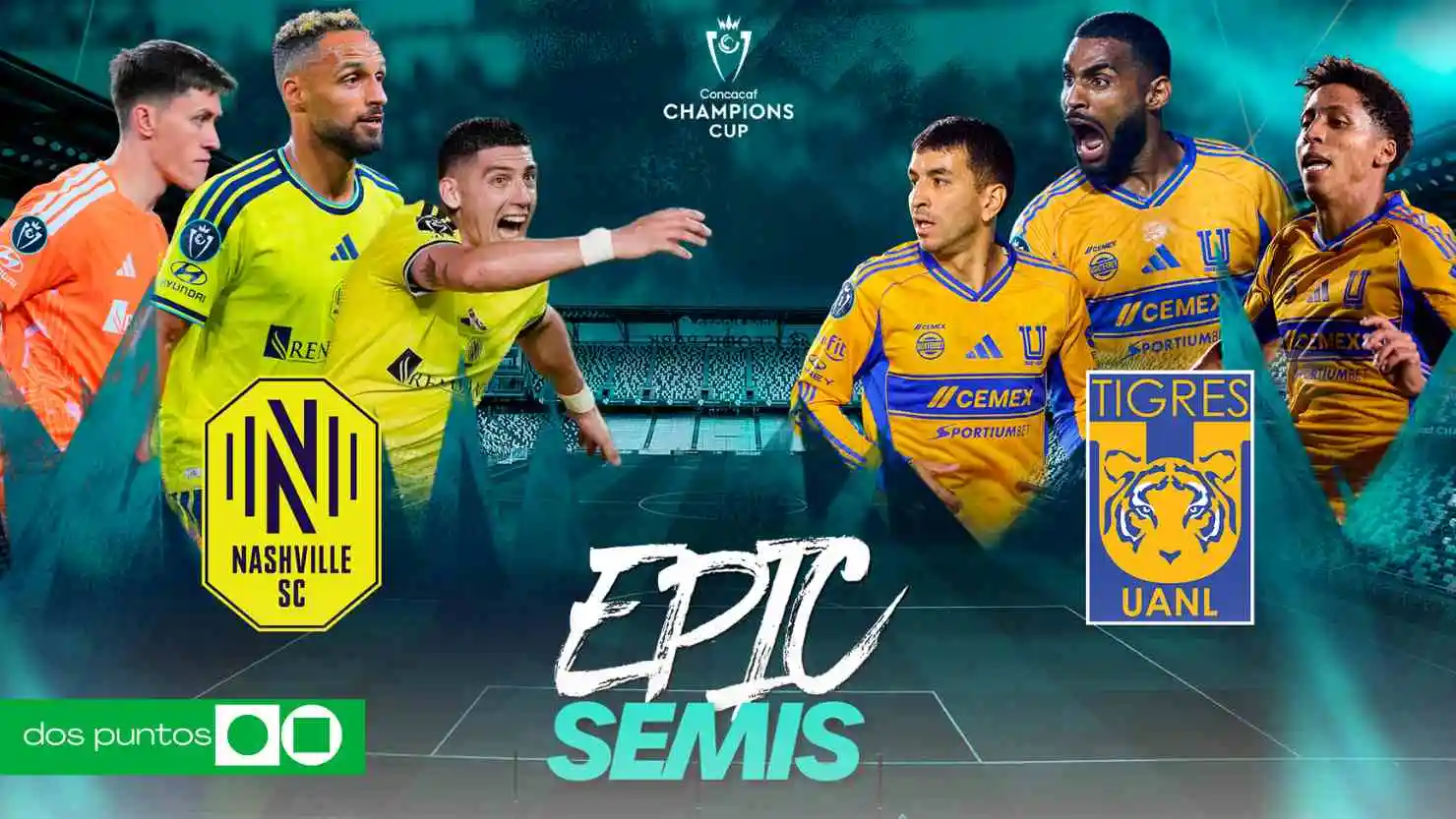 Nashville vs Tigres en vivo, horario Tigres Concachampions, dónde ver semifinal Concachampions